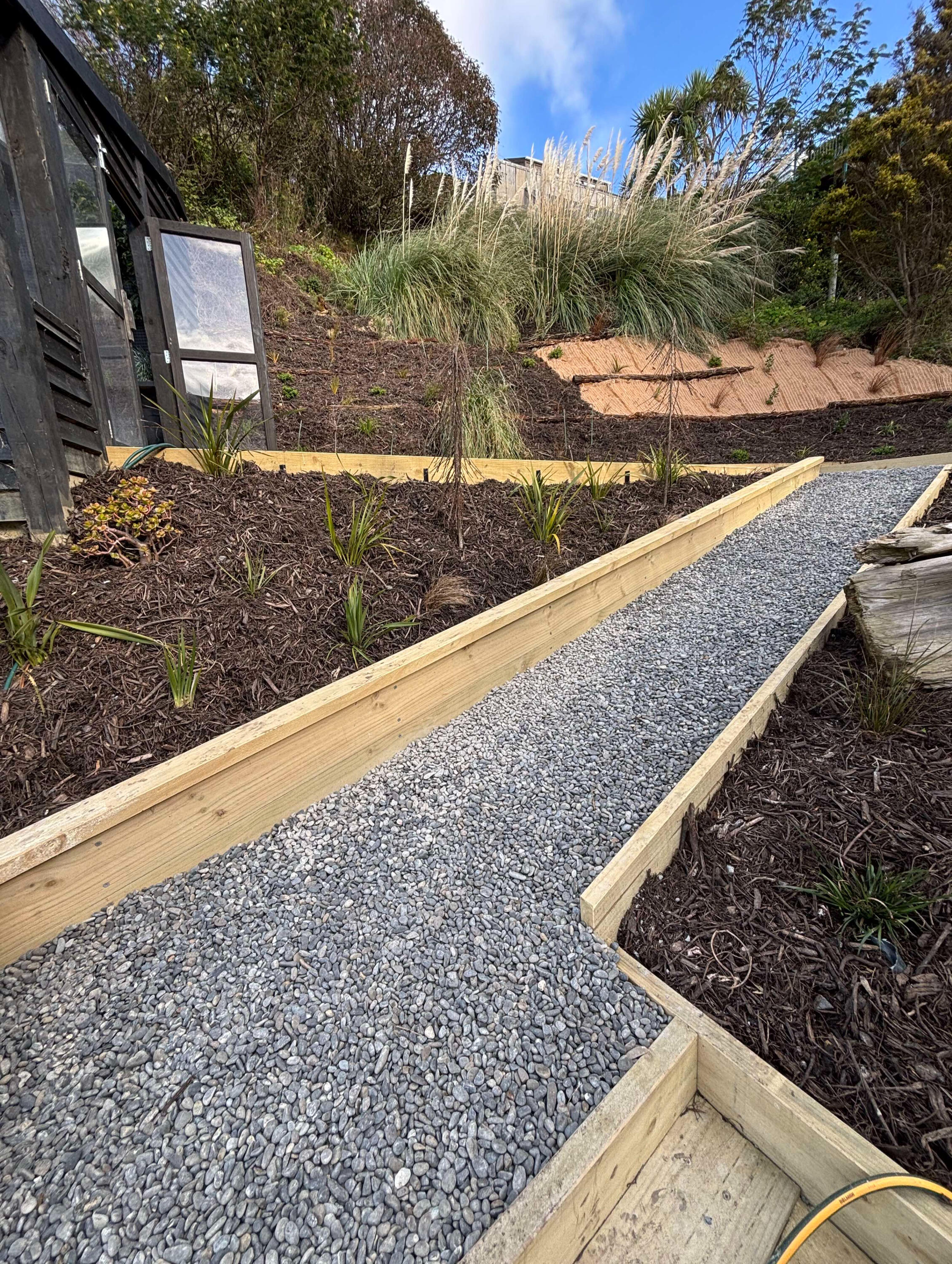 Lyall Bay- Green house Access Rebuild